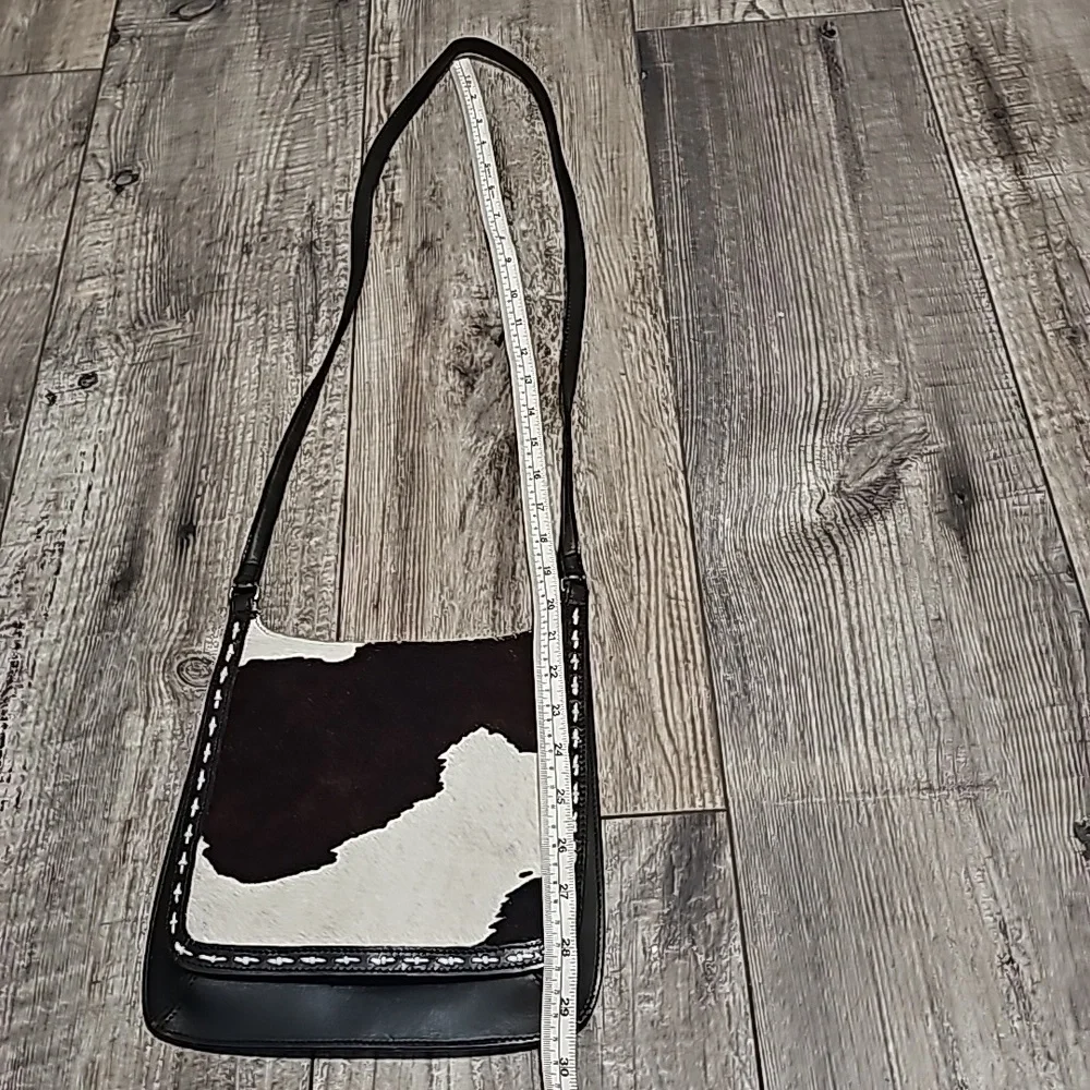 Fossil Leather Animal Print Crossbody Bag
